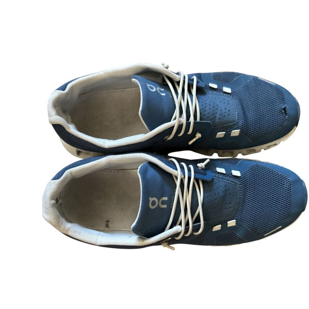 On Cloud 5 Niagara Women's Running Shoes Blue White Sneakers Size 9 - Picture 6 of 9